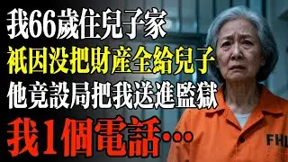 我66歲住兒子家，只因沒把財產全給兒子，他竟設局把我送進監獄，我1個電話…#幸福 #人生 #故事 #老年 #退休後 #情感 #人生感悟 #養生 #哲理 #老年生活