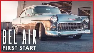 1955 Chevy Bel Air - First start after engine build