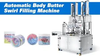Servo Automatic Whipped Body Butter Filling Machine | Shea Butter Filling