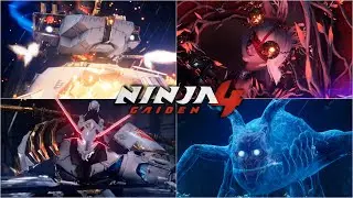 Ninja Gaiden 4 - All Boss Fights No Damage Master Ninja