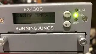 Loading Junos Juniper EX4300 #juniper #junos #internet #rtrwnet #rtrwnetindonesia 