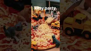 Billi ki Yum Pizza NightPizza, Paws aur Masti#trendingshorts#ai