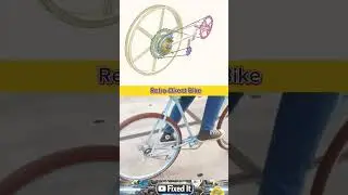 Retro-Direct Bicycle Mechanism: Unique Dual-Chain System Allowing Forward and Reverse Gear Pedaling