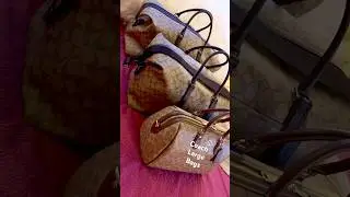 COACH LARGE BAGS BIG BAGS ROWAN SATCHEL & TREKKER 50 & 52 TRAVEL BAGS #coach #coachbag