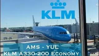 Flight report || Amsterdam (AMS) to Montreal (YUL) KLM A330-200 Economy Class