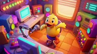 The Duck Who Ran a Radio Station 2 | Fun Music & Adventure for Kids 🎤🦆📻