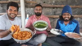French Aloo Paalak 999 Daawath (ఫ్రెంచ్ ఆలూపాలక్ ) | My Village Show Food | Kallivalli | Anil Geela