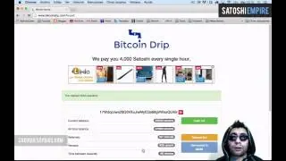 Bitcoin Drip - 4000 Satoshi cada 100 minutos gratis