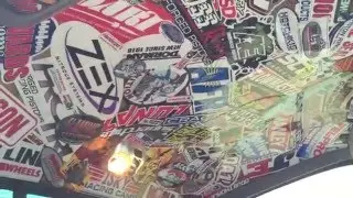 How to Sticker Bomb: Ford Ranger headliner