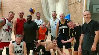 3x3 mens basketball highlights for Over 35's in Bury, Lancashire