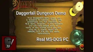 The Daggerfall Dungeon Demo (Native DOS PC)