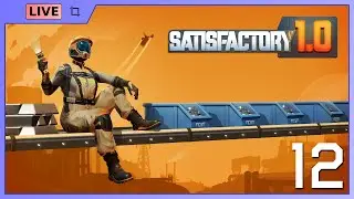 [VoD] Satisfactory, Day 12: Rail Network & Outpost Construction