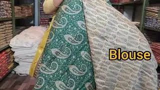 Bagru hand block printed maheshwari silk saree#saree #video #shortvideo #fashion #facebook 