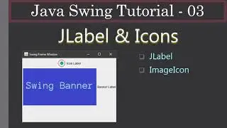 Display JLabel with Icons | Java Swing Tutorials #03