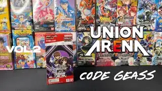 Code Geass - Union Arena vol.2 card game Unboxing