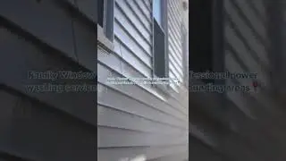 Power Washing Siding🫧 Naperville, IL📍 Family Window Washing #shorts
