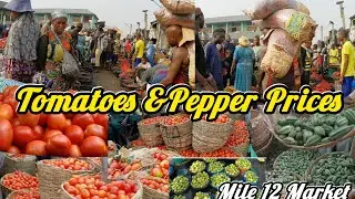 Mile 12 Market Lagos Today: Current Prices of Tomatoes, Pepper, Bawa &  Fufu, okra, Dried pepper