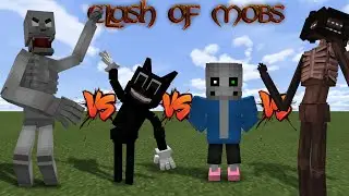 SCP-096 vs. CARTOON CAT vs. SANS vs. SIREN HEAD!