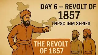Day 6| Revolt of 1857 Explained|First War of Independence |INM Series|TNPSC Indian National Movement