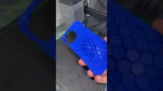 3D Printing a Unique Hexagonal iPhone Case! 😂 #ankermake #ankermakem5c #shorts #3dprinting #diy