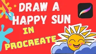 Procreate for kids: Draw a Happy Sun - Fun and Easy!