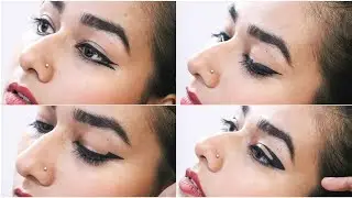 4 Graphic Eye Liner Looks Using Liquid Liner | Divya Katna
