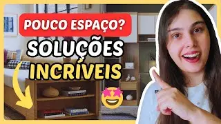 TRANSFORME seu ESPAÇO PEQUENO com Ideias Inteligentes 🤯