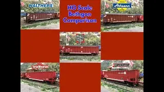 HO Scale Bethgon Coal Gondola Comparison Walthers, Athearn, Intermountain, Scaletrains