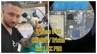 BASIC REPAIRS - iPHONE 6 NO CHARGE - FAKE CHARGING - TRISTAR FAIL - USB-CONTROL-IC - ICC PRO