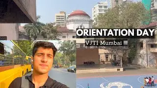 Orientation Day at college!! (Vjti)😮 | Vlog 10 | Nitin Dhiman