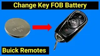 ✅ Change Key Fob Battery for Buick Remotes. Encore, Regal, LaCrosse, Envision, Enclave