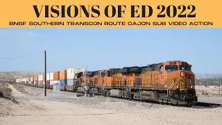 Morning Train Break: BNSF Southern Transcon Route Cajon Sub Video Action