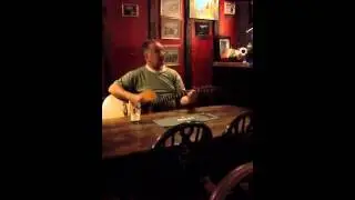 Mike and Carl playing at the yew tree Preston on wye