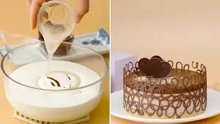Most Satisfying Melted Chocolate Cake Decorating | Creative Cakes | #Shorts