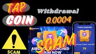 Tapcoin Airdrop Scam | Tapcoin Airdrop Claim Start | Tap Airdrop launched | Tap new update#tapcoin