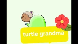 Cute Turtle Grandma