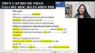 IELTS LISTENING - CAMBRIDGE 19 TEST 1 - CÔ MY ĐẶNG IELTS
