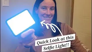 Quick Look at this Selfie Light! #mompreneur #influencerlife