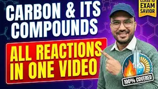 Most IMPORTANT Organic reactions in 1 video #class10 #chemistry #2026boardexam 