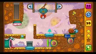 CHAPTER 4 - BOB IN SPACE, LEVEL 12, Snail Bob, Gameplay, Walkthrough, No Commentary, 60 FPS, FULL HD