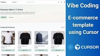 Building a Modern Ecommerce UI with Cursor AI | React + Tailwind