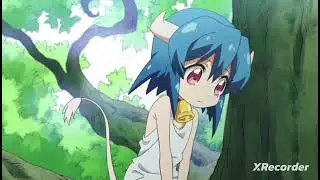 Cómo jashin y medusa conocieron a minos? 🐍🐂👺❤️ #anime #jashinchan #dropickonmydevil #minosdropick 