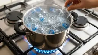 GREAT IDEA! Many people don't know that boiling plastic bottles is a gold mine.