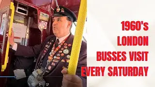 1960s London, Buses and Coaches, Transport, 16mm Every Saturday in Central London