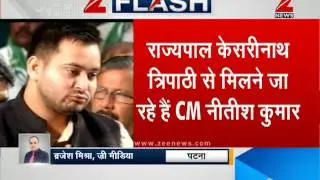 After JD(U) meeting, Nitish Kumar meets Governor | राज्यपाल से मिलने गए नीतीश कुमार
