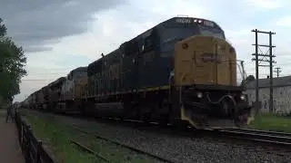 CSX SD60M Leads an Intermodal Through North East in 2018