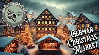 German Christmas Market with Music I Ambient Soundscape