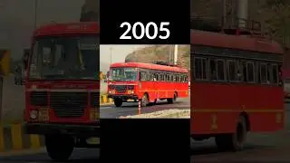 Evolution of Maharashtra Roadways Bus | Old vs New | #maharashtra #roadwaysbus #shorts #bus #viral