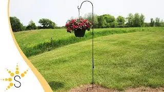 Sunnydaze Single Shepherd Hooks - Set of 2 - 82