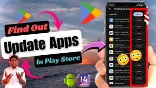 Find Out Update Apps in Play Store 😱😨✅ || kishanguptadeaf7860 #playstore #updateapps 